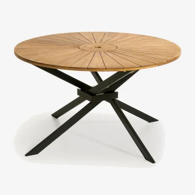 La Redoute Round Garden Table in Acacia, Jakta