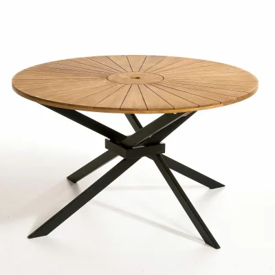 La Redoute Jakta Round Acacia Garden Table