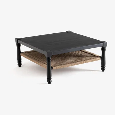 La Redoute Adas Garden Coffee Table in Mango Wood & Rope