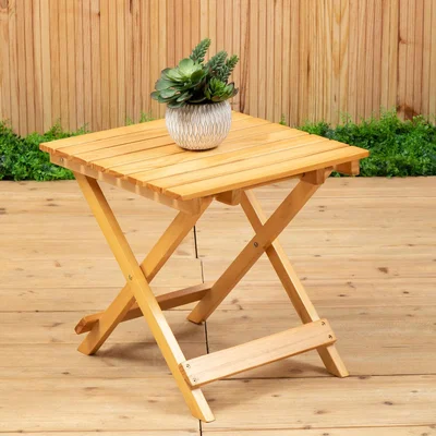 La Redoute Solid Wood Folding Garden Table
