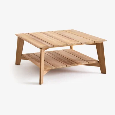 La Redoute Réphir Acacia 2-Level Garden Coffee Table