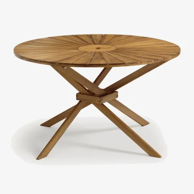 La Redoute Round Garden Table in Acacia, Jakta