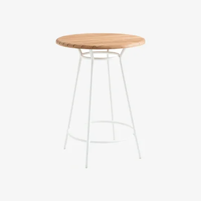 La Redoute Chassagne Teak & Aluminium Garden Bar Table