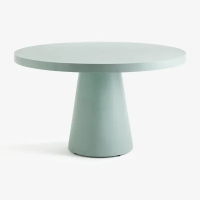 La Redoute Argine Round Rockstone Garden Table (Seats 6)