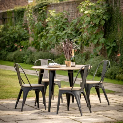 La Redoute Olmitz Round Garden Dining Table