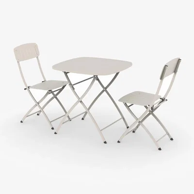 Marks & Spencer Royalcraft Venice Bistro Garden Table & Chairs - Cream, Cream,Olive