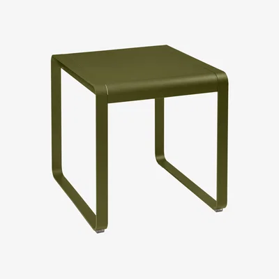 Made in Design Bellevie Rectangular table metal green / 74 x 80 cm - Fermob