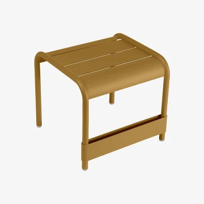 Made in Design Luxembourg Pouf metal yellow / Pouf - 44 x 42 cm - Fermob