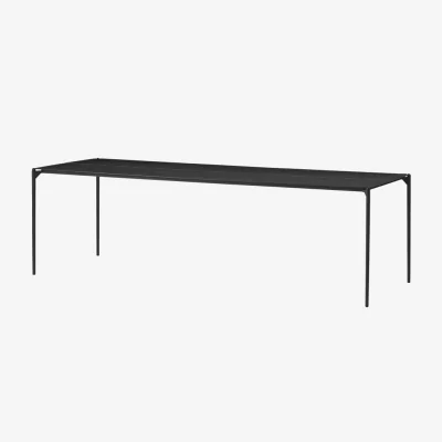 Made in Design Novo Rectangular table metal black / 240 x 90 cm - Metal - AYTM