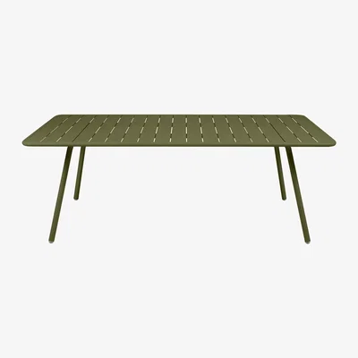 Made in Design Rectangular table Luxembourg metal / 8 people - 207 x 100 cm - aluminium - Fermob