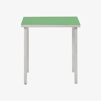 Made in Design Alu table Square table metal green / 85 x 85 cm - (indoor/outdoor) - valerie objects