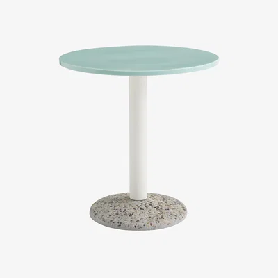 Made in Design Ceramic Outdoor Round table ceramic green / Ø 70 cm - Porcelain - Hay