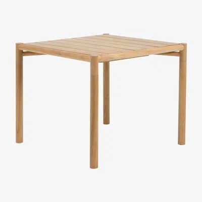 Made in Design Kilt Square table natural wood / 91 x 91 cm - Natural teak - Ethimo