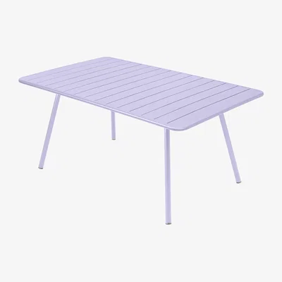 Made in Design Luxembourg Rectangular table metal purple / 6 to 8 people - 165 x 100 cm - Fermob