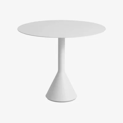 Made in Design Palissade Cone Round table metal grey / Ø 90 - Bouroullec, 2016 - Hay