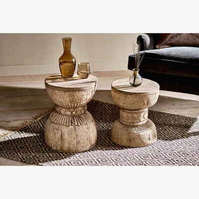 Nkuku Nkuku Kashba Reclaimed Side Table | Tables | Natural