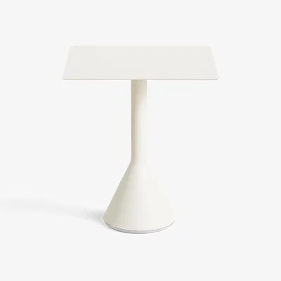 Nordic Nest HAY Palissade Cone square coffee table 65x65 cm Cream white