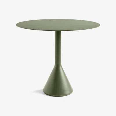 Nordic Nest HAY Palissade Cone round coffee table Olive ø90