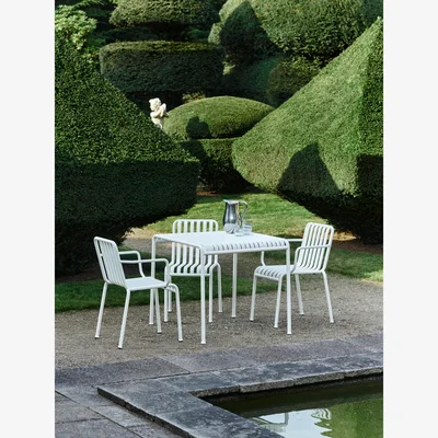 Nordic Nest HAY Palissade table 82.5x90 cm Cream white