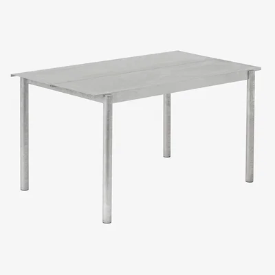 Nordic Nest Muuto Linear steel table 140 cm Warm galvanized steel