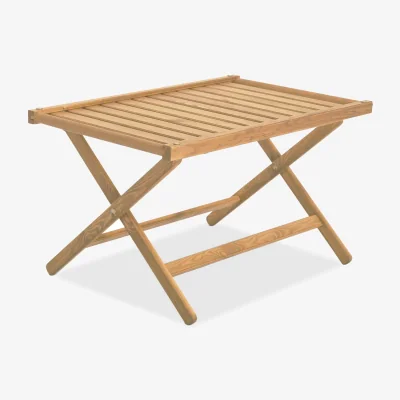 Nordic Nest Fri Form 60 tray table Teak 59x94 cm
