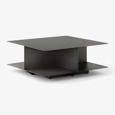 Nordic Nest &Tradition Develius EV3 coffee table Steel stone grey Ø89x40 cm