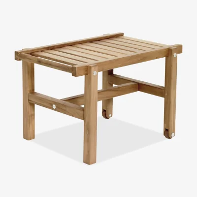 Nordic Nest Fri Form 49 trolley table Teak 48x45 cm