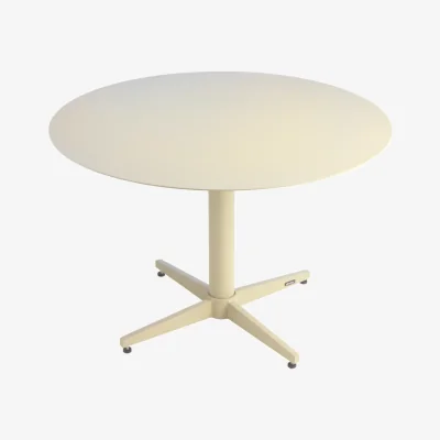 Nordic Nest Brafab Mill coffee table Pearl white Ø75 cm