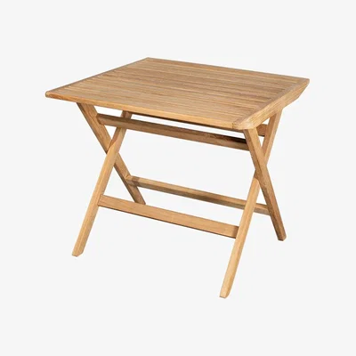 Nordic Nest Cane-line Flip folding table 80x80x72.5 cm Teak