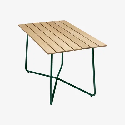 Nordic Nest Grythyttan Stålmöbler B25A table Oiled pine-green