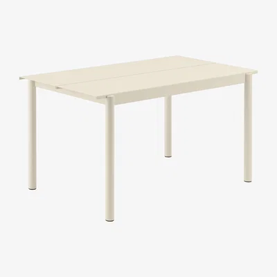 Nordic Nest Muuto Linear steel table 140 cm White