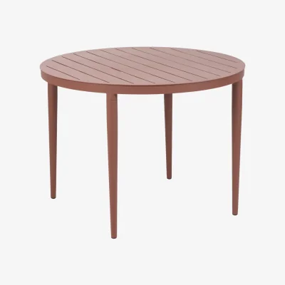 Nordic Nest Brafab Bigby dining table Zin Red Ø100 cm