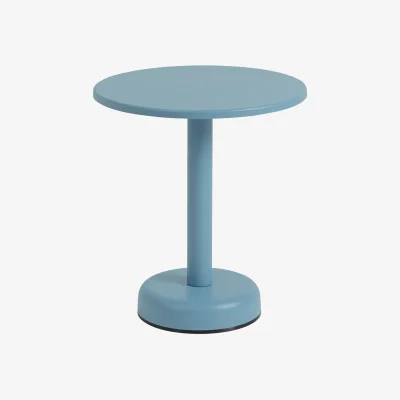 Nordic Nest Muuto Linear Steel coffee table Pale blue Ø42x47 cm