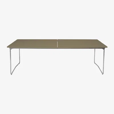 Nordic Nest Grythyttan Stålmöbler Table B31 dining table 230 cm Light green oak-hot galvanized