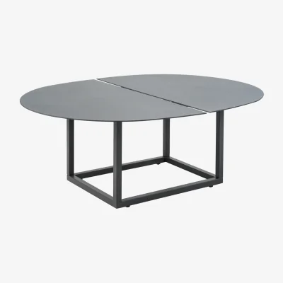 Nordic Nest Brafab Olive coffee table Anthracite 110x80 cm