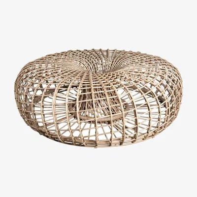 Nordic Nest Cane-line Nest table/footstool Natural large