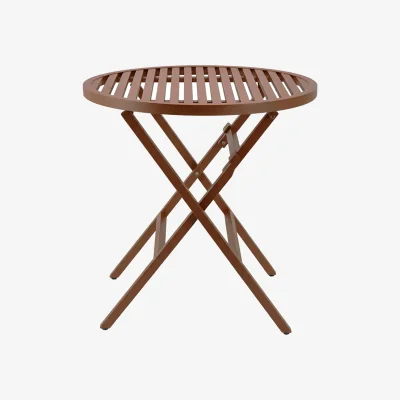 Nordic Nest 1898 Verona café table Burnt red Ø72 cm