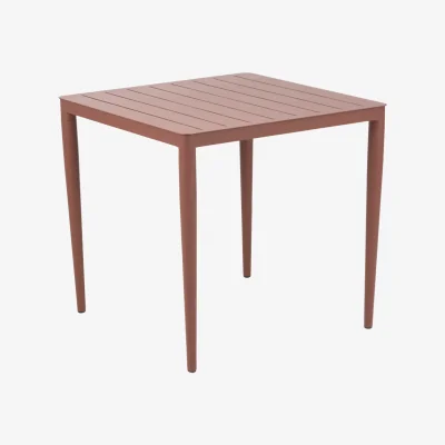 Nordic Nest Brafab Bigby dining table Zin Red 76x76 cm