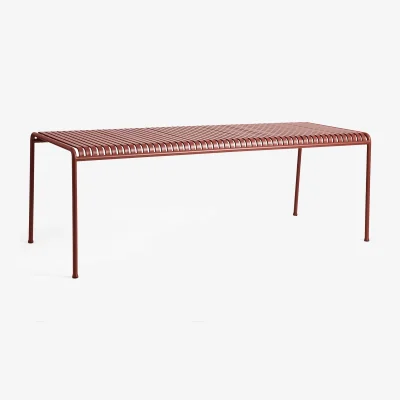 Nordic Nest HAY Palissade dining table 220x90 cm Iron red