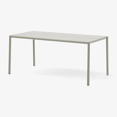 Nordic Nest New Works May Tables Outdoor table 170x85 cm Light grey