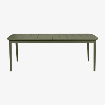 Nordic Nest 1898 Marsala extendable dining table Moss green 208–288 cm