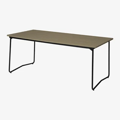 Nordic Nest Grythyttan Stålmöbler B31 170 dining table Light green oak-black