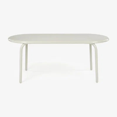 Nordic Nest Tom Dixon Groove dining table 86x185 cm Putty