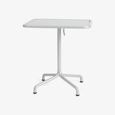 Nordic Nest HAY Deville table Silver grey 60x70x74 cm
