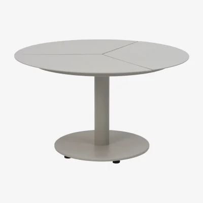 Nordic Nest Brafab Peace coffee table Light grey Ø80x46 cm
