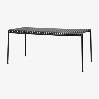 Nordic Nest HAY Palissade dining table 170x90 cm Anthracite