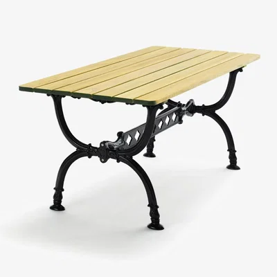 Nordic Nest Byarums bruk Byarum table 142x72 cm Pine impregnation black stand