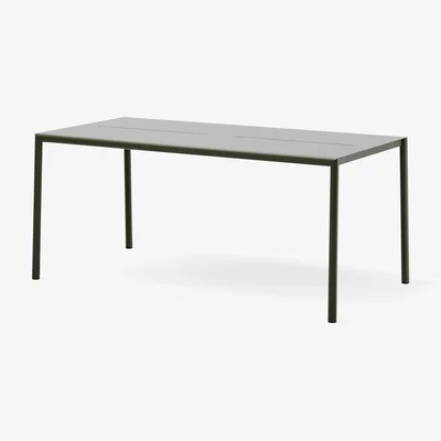 Nordic Nest New Works May Tables Outdoor table 170x85 cm Dark green