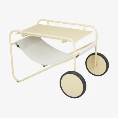 Nordic Nest Brafab Poul Table side table Lemon-off white 72x44 cm