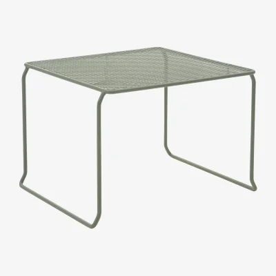 Nordic Nest Brafab Haru side table Dusty green-white 54x54 cm
